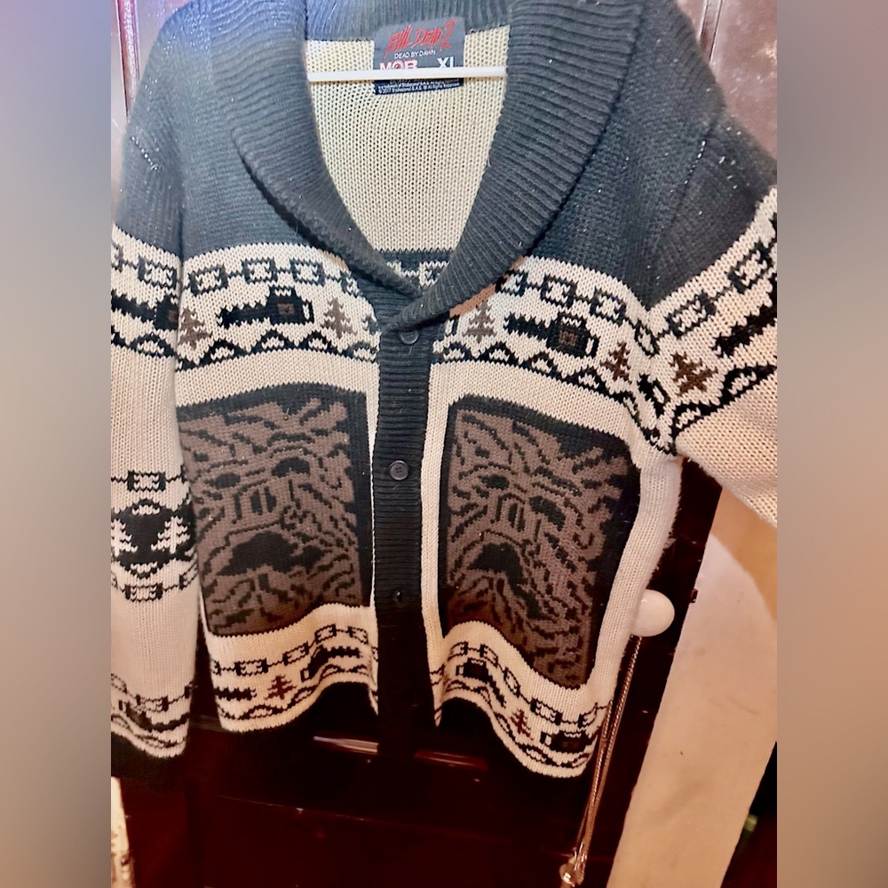 Evil Dead Sweater size XL Middle of Beyond